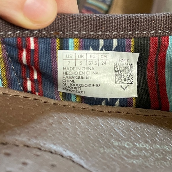 Toms paint splatter slip on canvas shoes - Picture 10 of 10